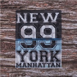 Декоративный  элемент пришивной New York 99 Manhattan 20,5*25 см
