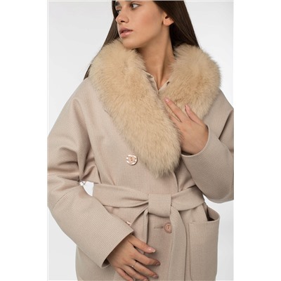 02-3061 Пальто женское утепленное (пояс)