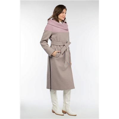 01-10249 Пальто женское демисезонное (пояс)