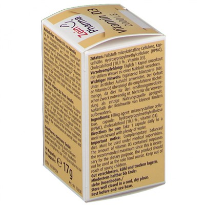 ZeinPharma (Цайнфарма) Vitamin D3 2000 I.E. 90 шт