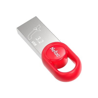 Флеш-накопитель 128Гб USB 3.2 "Netac UM2" красный