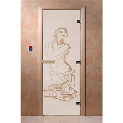 Дверь «Искушение», размер коробки 190 × 70 см, правая, цвет сатин