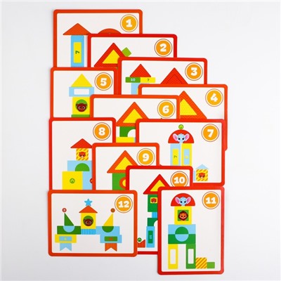 Детская развивающая игра «Маленький строитель / Транспорт», EVA + карточки, виды МИКС