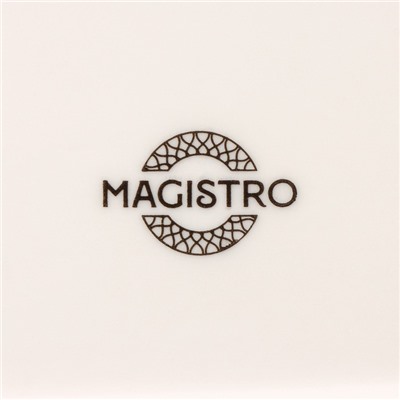 Блюдо прямоугольное Magistro «Лист», 35,7×25,6×3,1 см