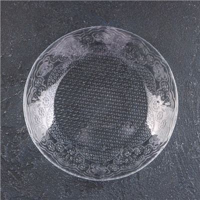 Набор тарелок «Лейси», d=16 см, 6 шт, цвет прозрачный