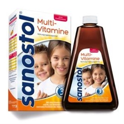 Sanostol (Саностол) Multi-Vitamin Saft ohne Zuckerzusatz 460 мл
