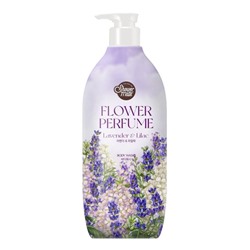 Shower Mate Гель для душа парфюмированный / Purple Flower Perfumed Body Wash Lavender & Lilac, 900 мл