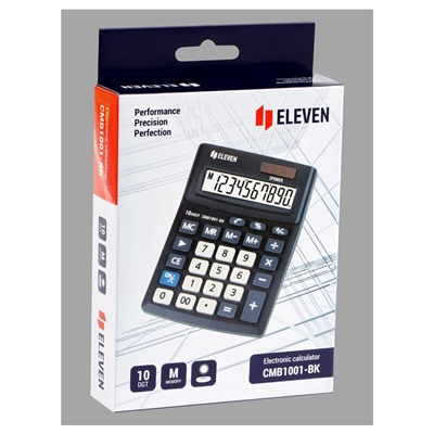 Калькулятор настольный ELEVEN Business Line CMB1001-BK, 10-разрядный, 102*137*31мм, дв.питание