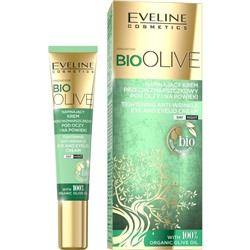 Крем для области вокруг глаз Eveline Bio Olive, Укрепляющий против морщин день/ночь, 20 мл