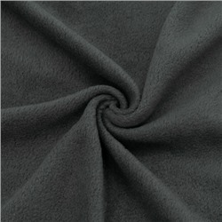 Ткань на отрез флис цвет Темно-серый 2