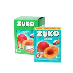 Zuko / Растворимый напиток со вкусом манго ZUKO (блок 12шт по 25гр)