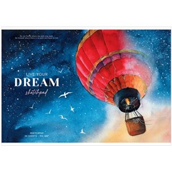 Альбом для рисования Greenwich Line 24л. на скрепке "Dream above" (PS24s-36907) обложка картон