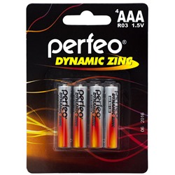 Батарейка R3 "Perfeo Dynamic Zinc", на блистере BL4