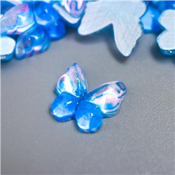 Декоративный элемент "Бабочка" 10 мм синий