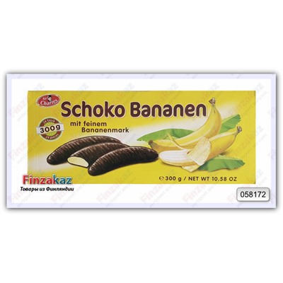 Банановое суфле в шоколадной глазури Sir charles 300 гр
