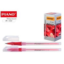 Ручка шариковая масляная PT-1157 "Piano BEST" 0.5 мм красная Piano {Китай}