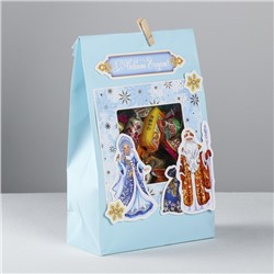Пакет подарочный «Снегурочка и Дед Мороз», набор для создания, 15.5 × 28.5 см