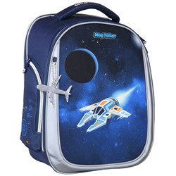 Рюкзак Mag Taller Unni "Spaceship" (40720-33) 38*30*18см, цвет т.-синий, 2 отделения, 2 кармана, эргономичная спинка