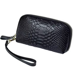 Женская кожаная сумка клатч кошелёк 88816 BLACK