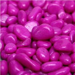 Грунт декоративный, флуоресцентный, пурпурный, фр. 5-10 мм, 350 г