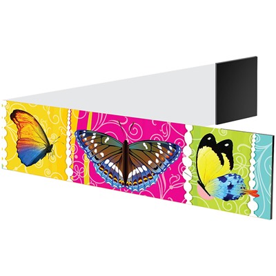 Закладка-магнит для книг ArtSpace 25*195мм "Бабочки" (243760) с блест.