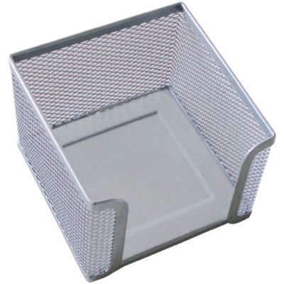 Подставка для бумажного блока Brauberg Germanium металлическая серебристая (Артикул: 49697)