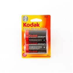 Батарейка R20 "Kodak Super Heavy Duty", в блистере BL2