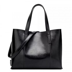 Женская кожаная сумка 8807-4 BLACK