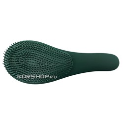 Универсальная массажная расческа Hairbrush (темно-зеленая)