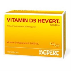 Vitamin D3 Hevert Tabletten (100 шт.) Витамин Таблетки 100 шт.