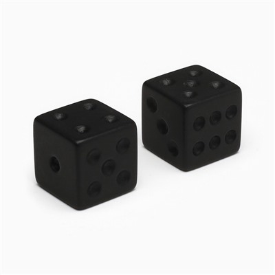 Кубики игральные "Время игры", 1.6 х 1.6 см, набор 2 шт