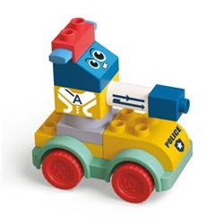 Конструктор детский Funky Toys «Маленький танк», с крупными блоками, 15 деталей