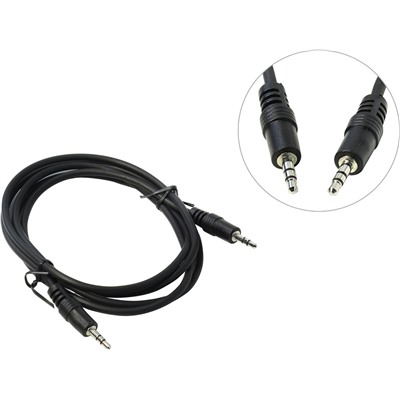AUX кабель TELECOM Jack 3.5- Jack 3.5мм (M-M) 1.5м (TAV7175-1.5M)