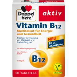 Doppelherz Витамин B12 Таблетки, 30 шт