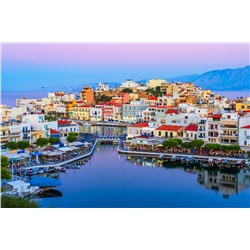 Картина по номерам на холсте "Вечерний остров Крит" 30*40см (ХК-6293)