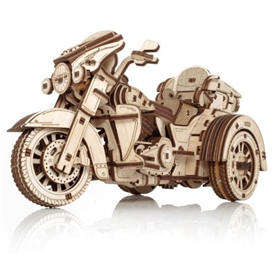 Сборная модель из дерева EWA «Мотоцикл. Трайк»