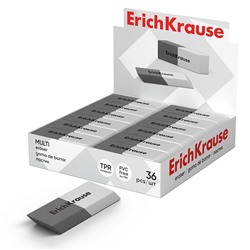 Ластик ErichKrause "Multi" (60759) термопластичная резина, 54*18*8мм.