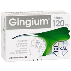Gingium (Гингиум) intens 120 mg 60 шт