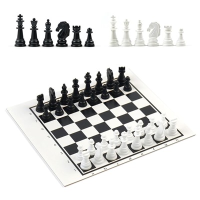 Настольная игра 3 в 1 "Надо думать": шашки, шахматы