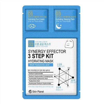 MIJIN Маска тканевая с трехшаговым увлажняющим комплексом / 3 Step Kit Synerdgy Effector Hydrating Mask, 25 г