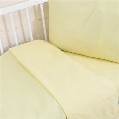 Постельное белье в детскую кроватку цвет желтый