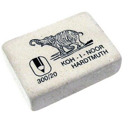 Ластик Koh-i-Noor "Elephant" 300/20 (0300020024KDRU) каучук, 45*32*12мм