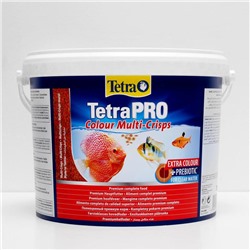 Корм TetraPro Colour для рыб, чипсы для окраса, 10 л.