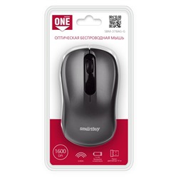 Мышь беспроводная SmartBuy 378AG-G "ONE", серая