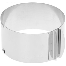 Раздвижная форма для выпечки Кольцо-трансформер 16-20 см., высота 8 см. Cake Ring