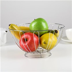 Ваза для фруктов Доляна, 23×23×11 см