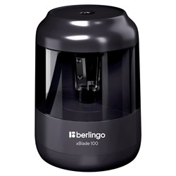 Точилка электрическая Berlingo "xBlade 100" (BEs_37005) 1 отверстие, с контейнером, черная
