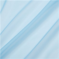 Штора вуаль на шторной ленте 280х250 см, голубой, капрон, 100% пэ