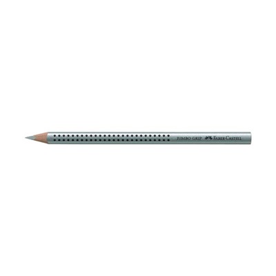 Карандаш цветной Faber-Castell Jumbo GRIP В трёхгранный корпус, серебряный