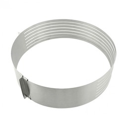 Раздвижная форма для выпечки кольцо-трансформер 16-20 см., высота 8,5 см. Tortaszeletelo 5749